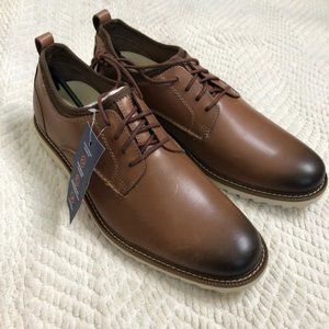 Dockers Brown Two Tone Leather Oxford Shoes, 10.5